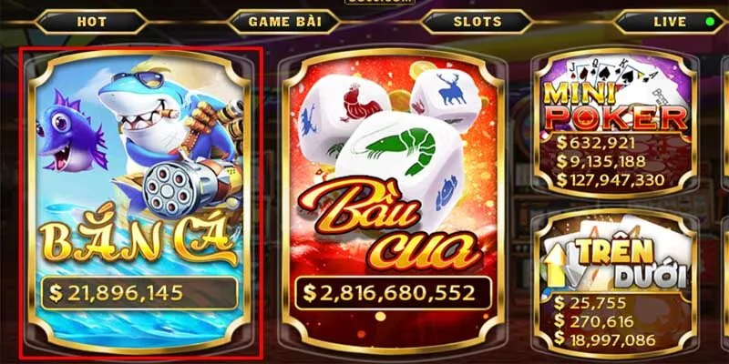 04 Tựa Game Bắn Cá Go88 Trò Chơi Hấp Dẫn Không Thể Chối Từ Bắn cá Jackpot Go88